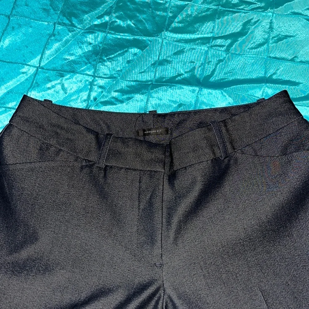 Worthington Dark Grey Wide-Leg Dress Pants - size 6 - Picture 3 of 6